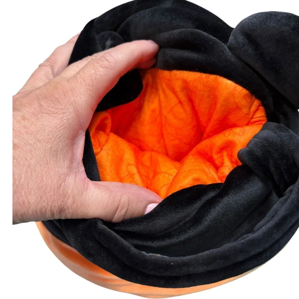 Squishmallows Emily Bat Pumpkin Halloween‎ Treat Pail Bag Plush Stuffed Animal